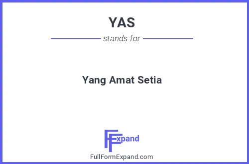Full form of YAS
