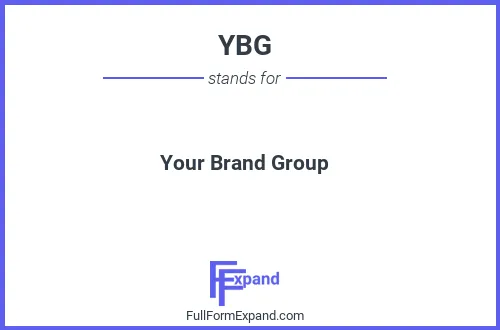 Full form of YBG