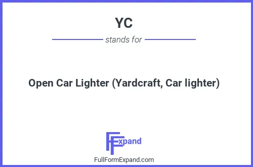Full form of YC