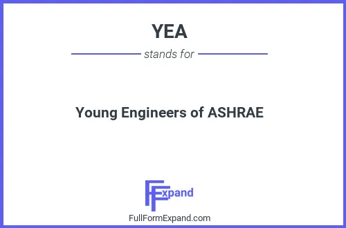 Full form of YEA