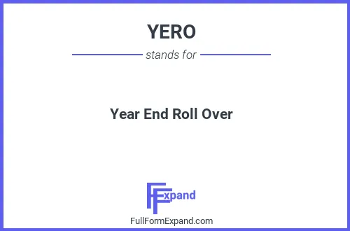 Full form of YERO