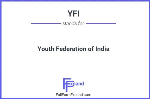 Full form of YFI
