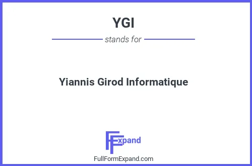 Full form of YGI