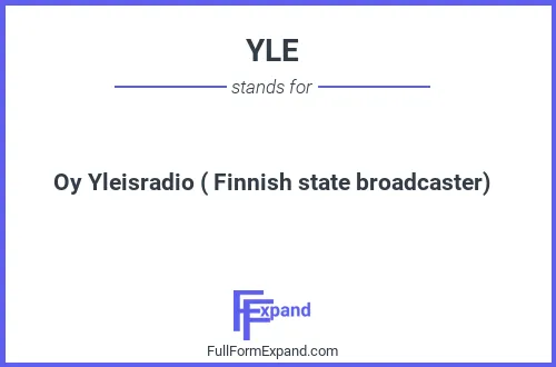 Full form of YLE