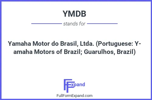 Full form of YMDB