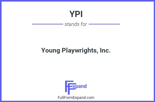 Full form of YPI