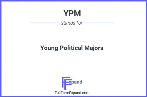 Full form of YPM