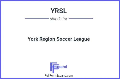 Full form of YRSL
