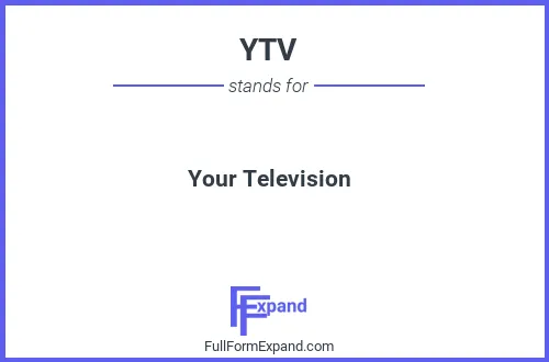 Full form of YTV