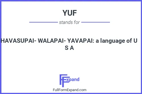 Full form of YUF