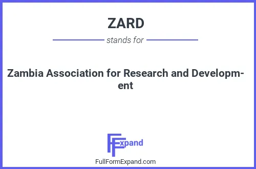 Full form of ZARD