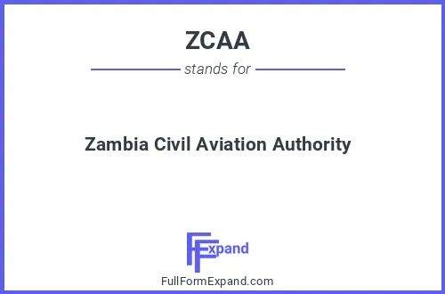 Full form of ZCAA