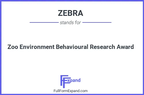 Full form of ZEBRA