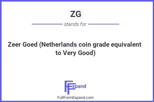 Full form of ZG