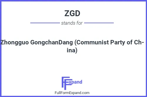 Full form of ZGD