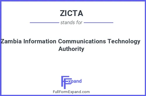 Full form of ZICTA