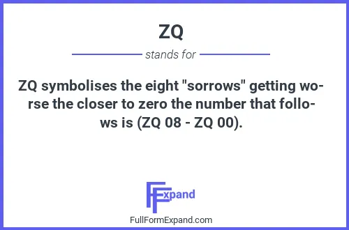 Full form of ZQ