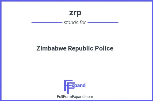 Full form of zrp