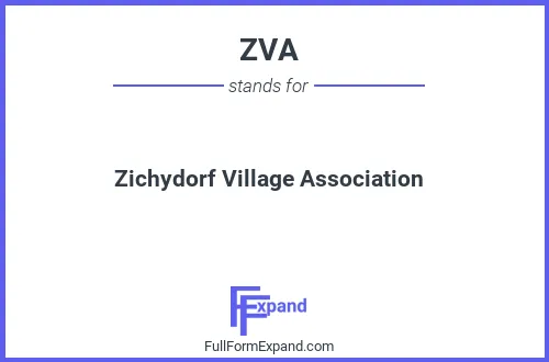 Full form of ZVA