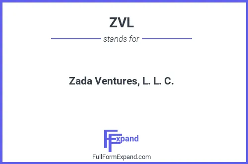 Full form of ZVL